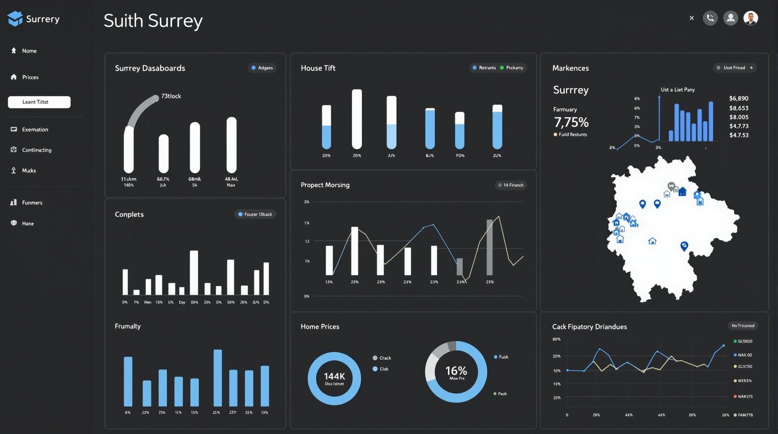Surrey Property Market Dashboard 2025